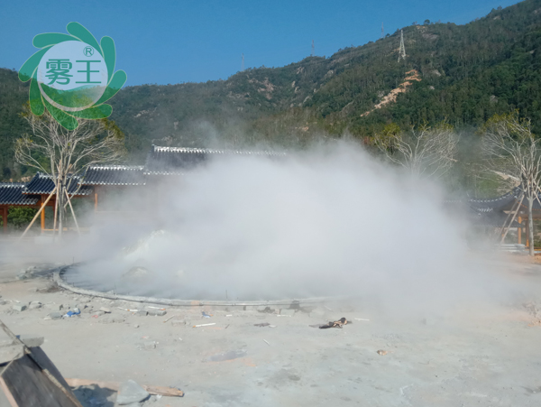 杭州嘉友攜手浙江城建設計院安裝合作社景觀人造霧系統(tǒng)案例
