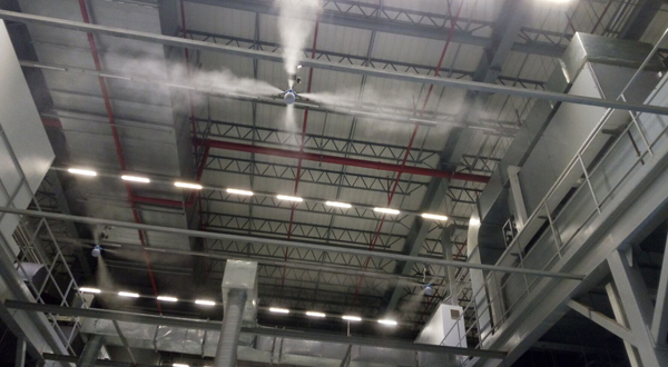霧王提供的車間加濕設(shè)計(jì)方案很合理，操作方便！