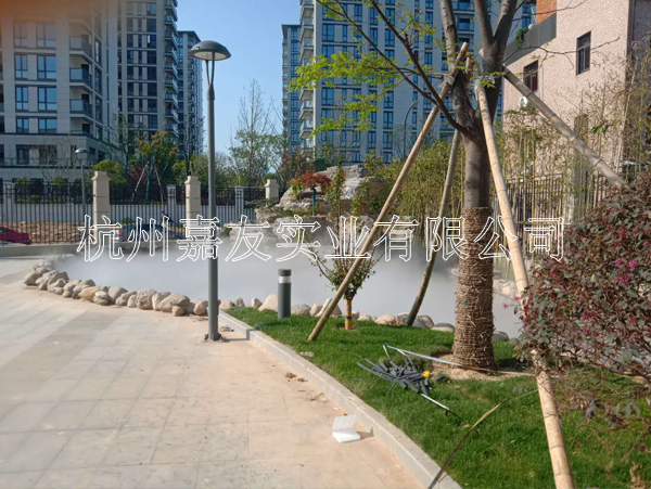 寧波華騰建設安裝園林假山人造霧景觀系統(tǒng)的案例