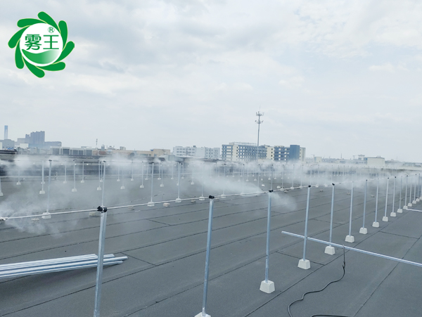 久保田機(jī)械廠房屋頂空間噴霧加濕系統(tǒng) (5)